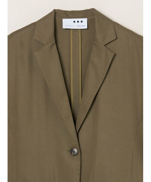 three dots / スリードッツ テーラードジャケット | Fibrio s/s jacket | 詳細2