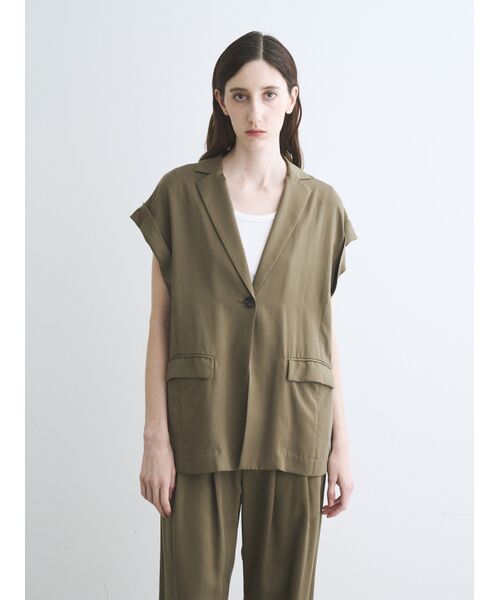 three dots / スリードッツ テーラードジャケット | Fibrio s/s jacket | 詳細6