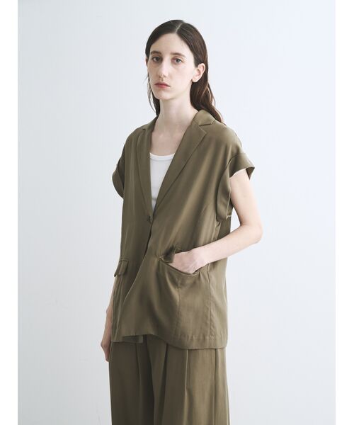 three dots / スリードッツ テーラードジャケット | Fibrio s/s jacket | 詳細8