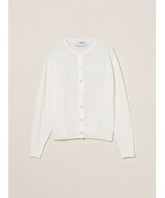 three dots / スリードッツ カーディガン・ボレロ | Coco slub cardigan