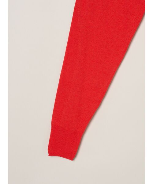 three dots / スリードッツ カーディガン・ボレロ | Coco slub cardigan | 詳細3