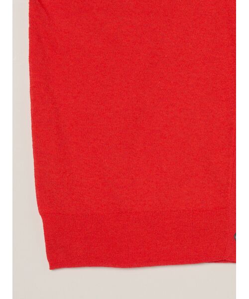 three dots / スリードッツ カーディガン・ボレロ | Coco slub cardigan | 詳細4