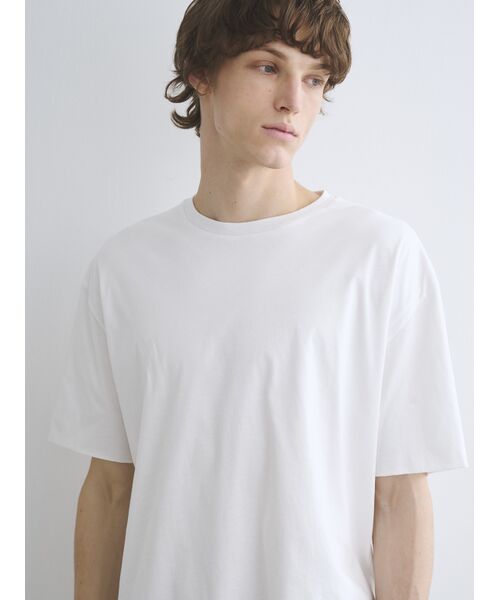 three dots / スリードッツ Tシャツ | Men's milky jersey s/s t-shirt | 詳細8