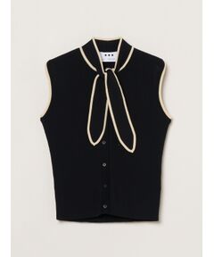 three dots / スリードッツ ニット・セーター | Sandy cotton tie top