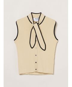three dots / スリードッツ ニット・セーター | Sandy cotton tie top