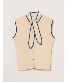 three dots / スリードッツ ニット・セーター | Sandy cotton tie top