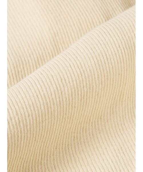 three dots / スリードッツ ニット・セーター | Sandy cotton tie top | 詳細5