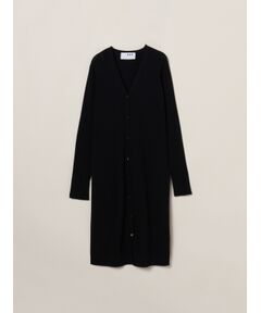 three dots / スリードッツ カーディガン・ボレロ | Sandy cotton long cardigan