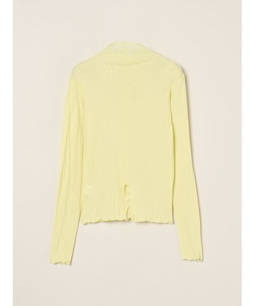 three dots / スリードッツ Tシャツ | Soft see through mellow turtle | 詳細1