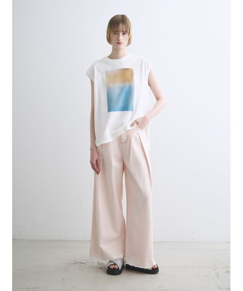 three dots / スリードッツ タンクトップ | Grapihc tee tank | 詳細9