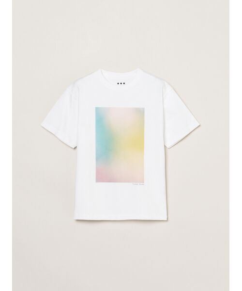 three dots / スリードッツ Tシャツ | Unisex Grapihc tee(marble pink)