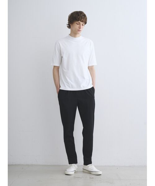 three dots / スリードッツ Tシャツ | Men's Powderycotton s/s mockneck | 詳細10