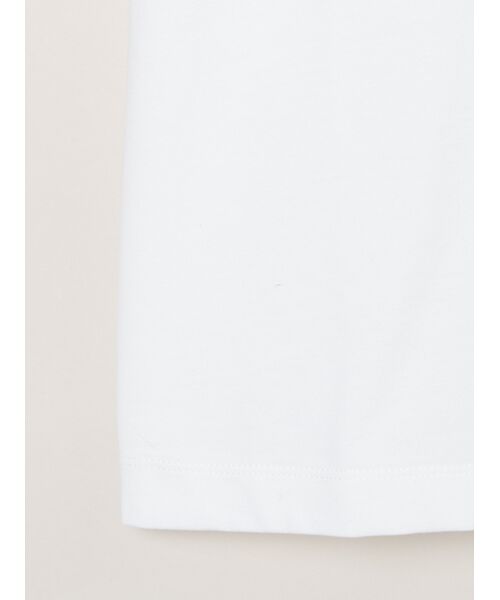 three dots / スリードッツ Tシャツ | Men's Powderycotton s/s mockneck | 詳細4