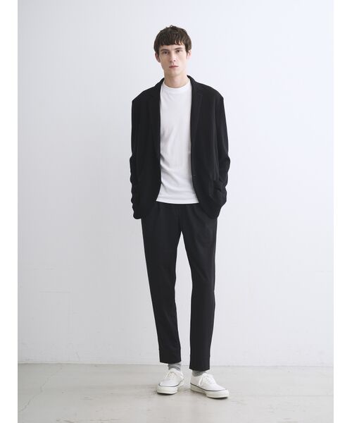 three dots / スリードッツ テーラードジャケット | Men's Powdery cotton jacket | 詳細10