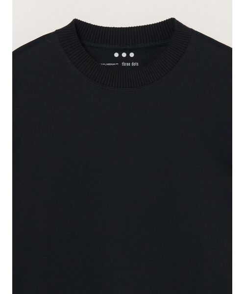 three dots / スリードッツ Tシャツ | Men's powdery cotton s/s crew | 詳細2