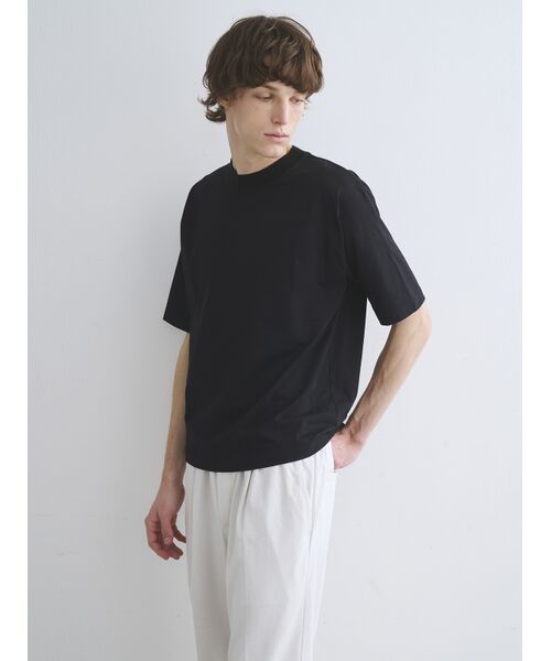 three dots / スリードッツ Tシャツ | Men's powdery cotton s/s crew | 詳細8