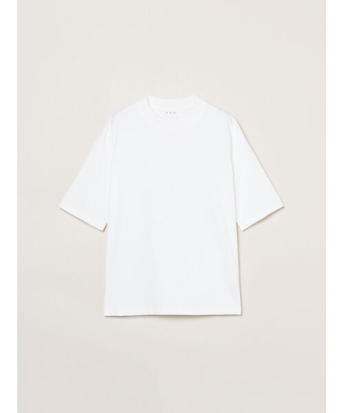 three dots / スリードッツ Tシャツ | Men's powdery cotton s/s crew（white）