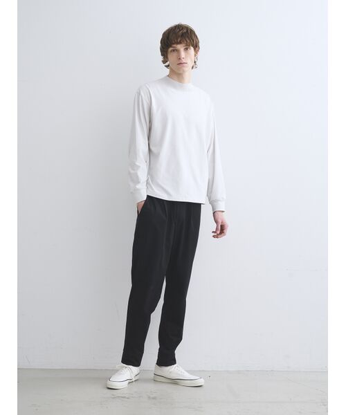 three dots / スリードッツ Tシャツ | Men's Powdery cotton l/s crew | 詳細9