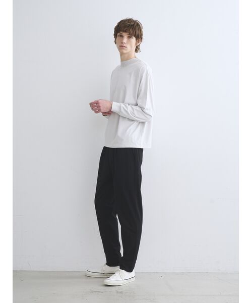 three dots / スリードッツ Tシャツ | Men's Powdery cotton l/s crew | 詳細10