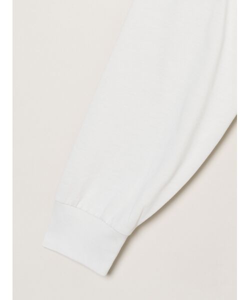 three dots / スリードッツ Tシャツ | Men's Powdery cotton l/s crew | 詳細3