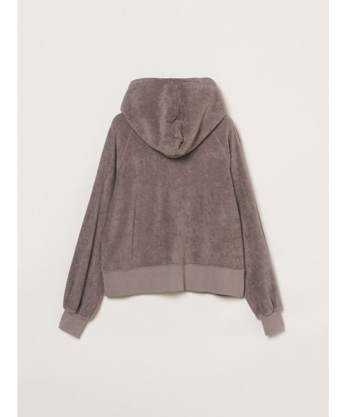 three dots / スリードッツ パーカー | Pure pile zip up hoody | 詳細1