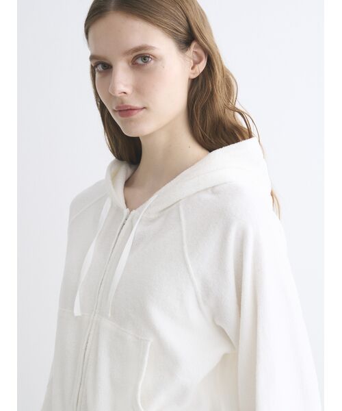 three dots / スリードッツ パーカー | Pure pile zip up hoody | 詳細7
