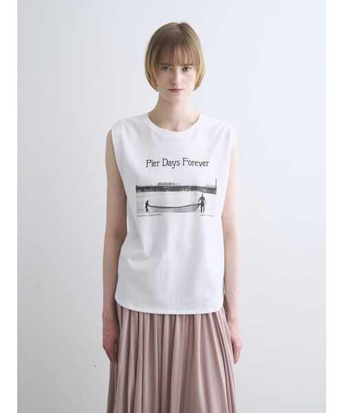 three dots / スリードッツ タンクトップ | Grapihc tee tank | 詳細6