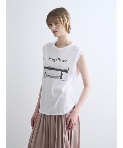 three dots / スリードッツ タンクトップ | Grapihc tee tank | 詳細8