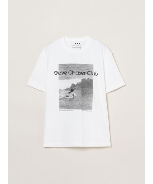 three dots / スリードッツ Tシャツ | Unisex Grapihc tee（wave chaser）