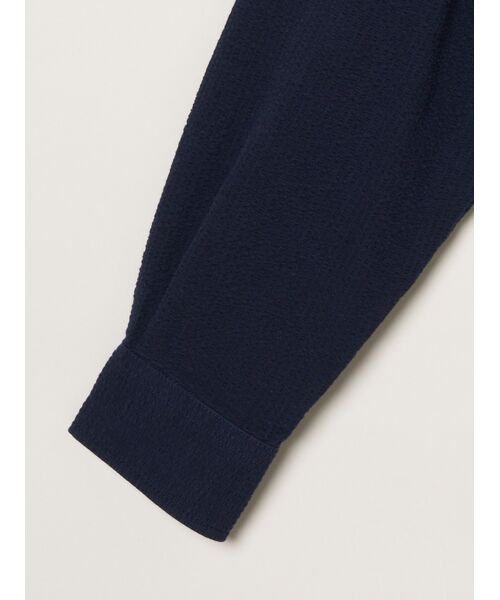 three dots / スリードッツ シャツ・ブラウス | Men's cottonseersucker l/s shirt | 詳細3