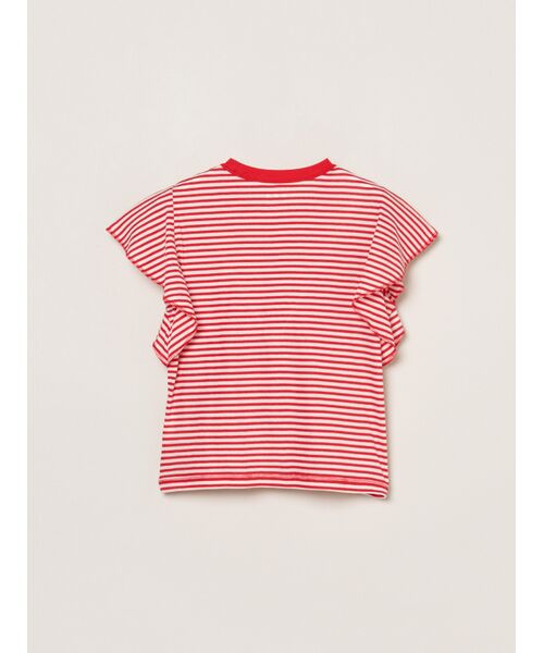 three dots / スリードッツ タンクトップ | 80 stretch cotton ruffle tank | 詳細1