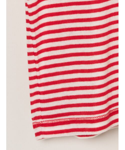 three dots / スリードッツ タンクトップ | 80 stretch cotton ruffle tank | 詳細4