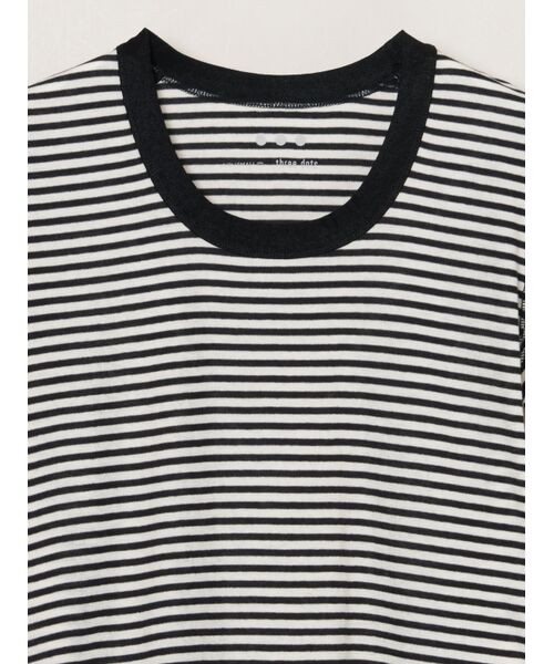 three dots / スリードッツ Tシャツ | 80 stretch cotton jessica | 詳細2