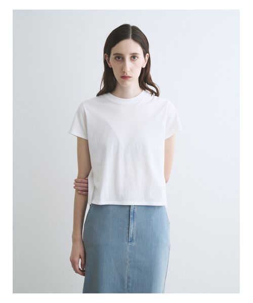 three dots / スリードッツ Tシャツ | Sanded jersey mini tee | 詳細6