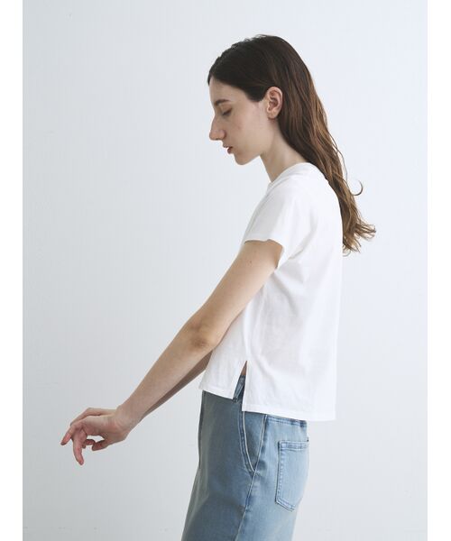 three dots / スリードッツ Tシャツ | Sanded jersey mini tee | 詳細8