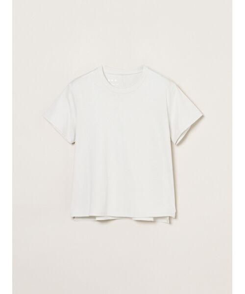three dots / スリードッツ Tシャツ | Sanded jersey mini tee（lt grey）