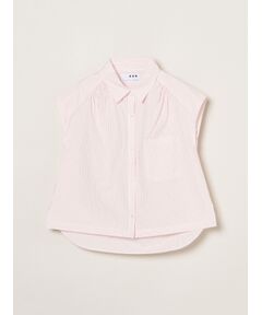 three dots / スリードッツ シャツ・ブラウス | Mini stripe french shirt