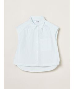 three dots / スリードッツ シャツ・ブラウス | Mini stripe french shirt