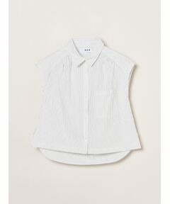 three dots / スリードッツ シャツ・ブラウス | Mini stripe french shirt