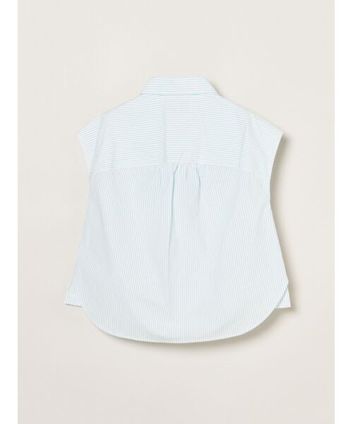 three dots / スリードッツ シャツ・ブラウス | Mini stripe french shirt | 詳細1