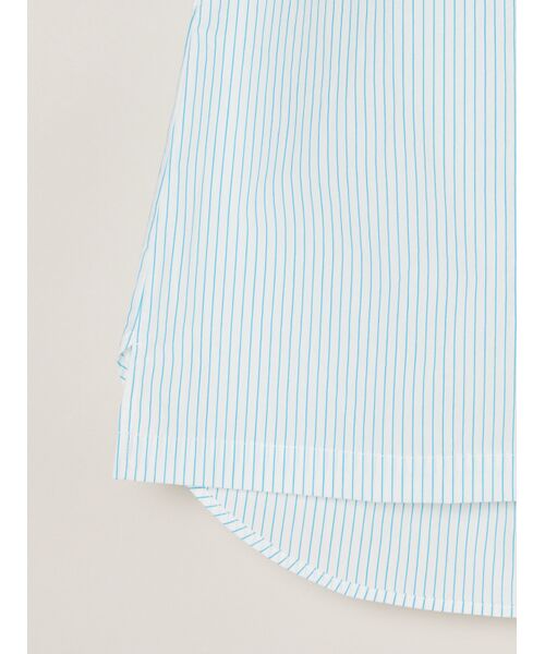 three dots / スリードッツ シャツ・ブラウス | Mini stripe french shirt | 詳細4