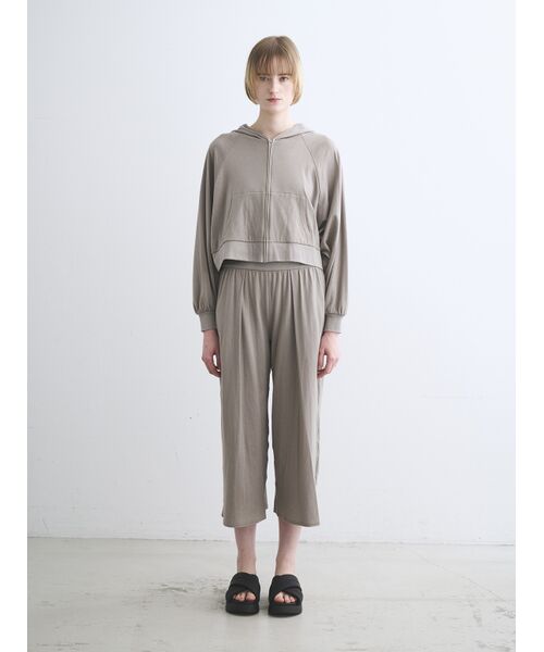 three dots / スリードッツ その他パンツ | Smile double cotton croppedpants | 詳細9