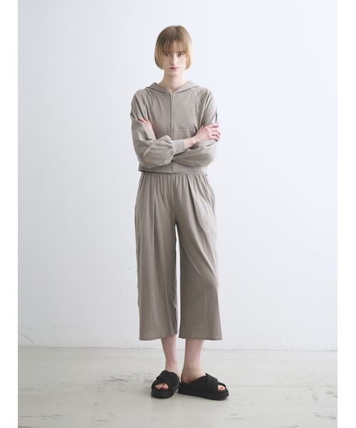 three dots / スリードッツ その他パンツ | Smile double cotton croppedpants | 詳細7