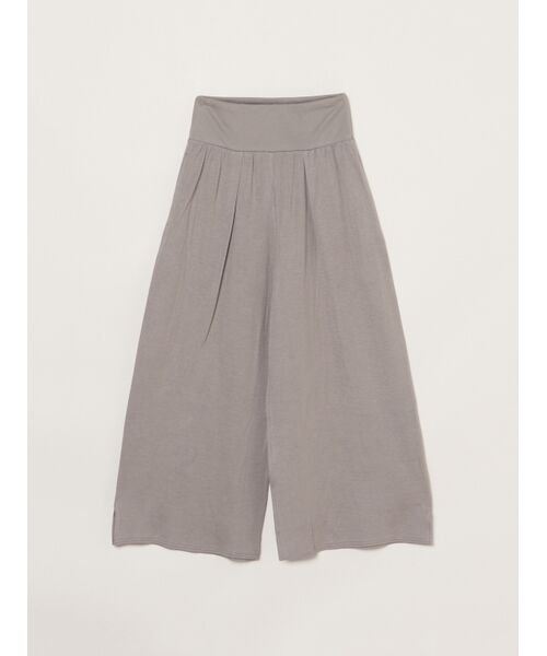 three dots / スリードッツ その他パンツ | Smile double cotton croppedpants（sueded grey）