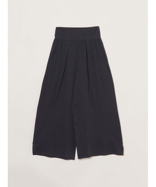 three dots / スリードッツ その他パンツ | Smile double cotton croppedpants（soft black）