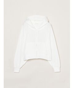 three dots / スリードッツ パーカー | Smile double cotton zip up hoody
