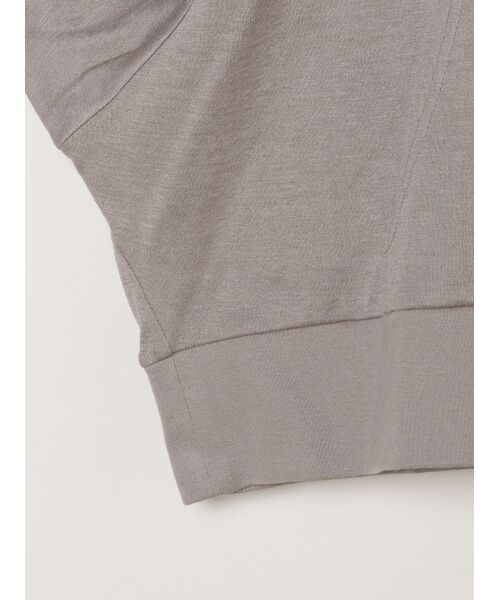 three dots / スリードッツ パーカー | Smile double cotton zip up hoody | 詳細4