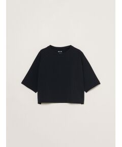 three dots / スリードッツ Tシャツ | Double-knit supima cropped tee