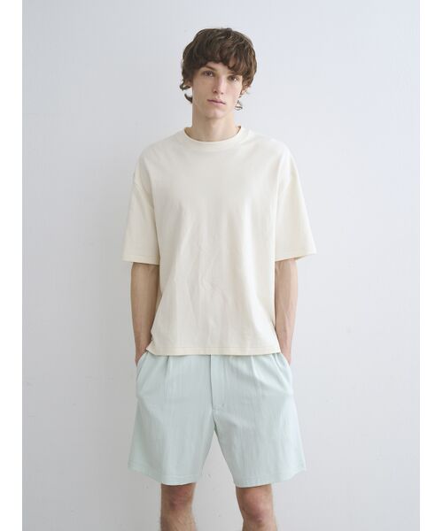 three dots / スリードッツ Tシャツ | Men's double-knit supima s/s T | 詳細6