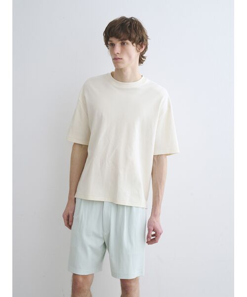 three dots / スリードッツ Tシャツ | Men's double-knit supima s/s T | 詳細8